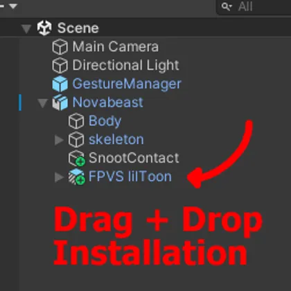 Drag + Drop Install